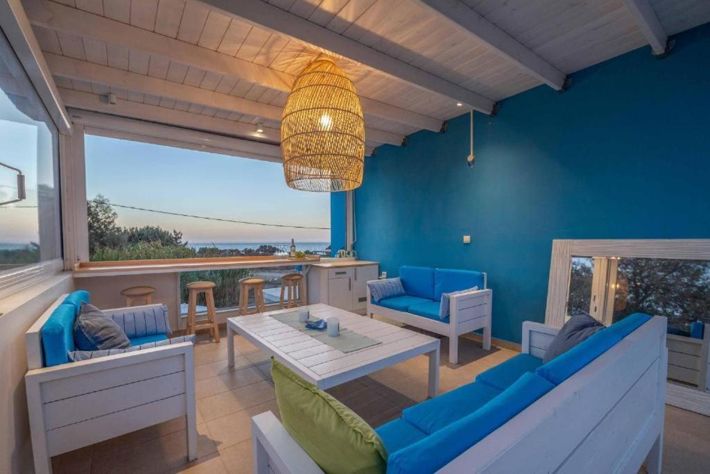 Seabreeze Villa - With Jacuzzi & Heated Pool Mastichari  Bagian luar foto