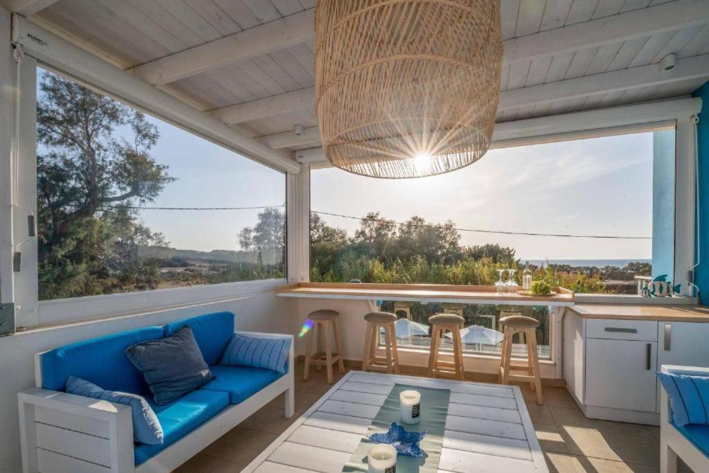Seabreeze Villa - With Jacuzzi & Heated Pool Mastichari  Bagian luar foto